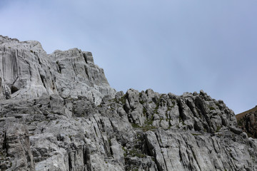 Wandern Berge Felsen in den spanischen Pyrenäen