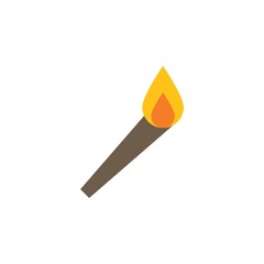 Camping & adventure icons - torch