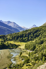Fototapeta na wymiar Torres del Paine National Park Landscape Panorama