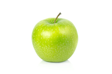 green apple isolate on white background