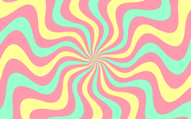 Vector background with Wavy Lines