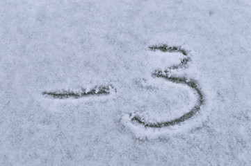 frost on snow figure