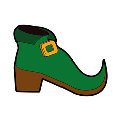 Elf boot symbol icon vector illustration graphic design