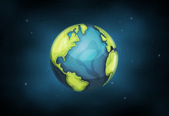 Earth Planet Background - 193444597