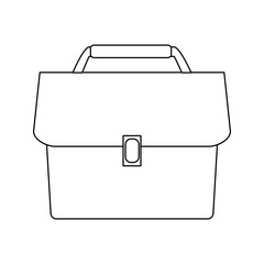 Business briefcase symbol icon vector illustration graphic design