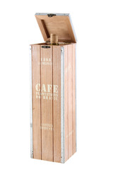 Design a box for bottles of wine. Detail of the interior.