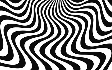 Simple Vector background with Wavy Lines