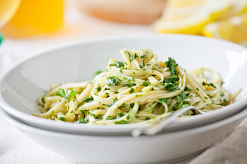 Pasta With Homemade Pesto