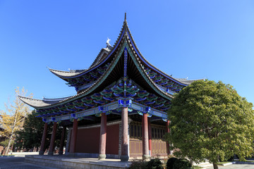 Fototapeta na wymiar Historical museum in Weishan, China.