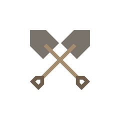 Camping & adventure icons - shovel