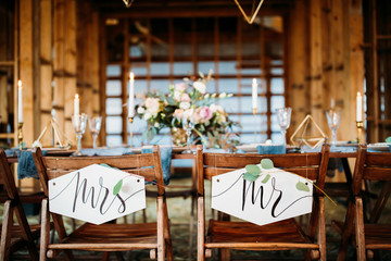 Wedding table decoration