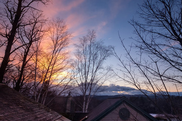 Obraz premium Flaming Sunrise