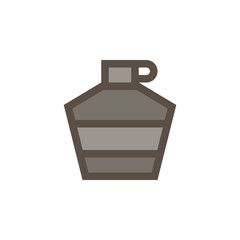 Camping & adventure icons - water bottle