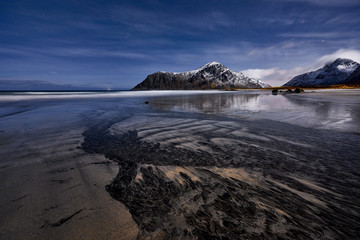  Skagsanden, Lofoten, Norway , panorama