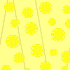 Abstract background with lemons