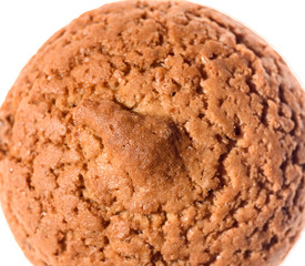 oatmeal cookies isolated on white background