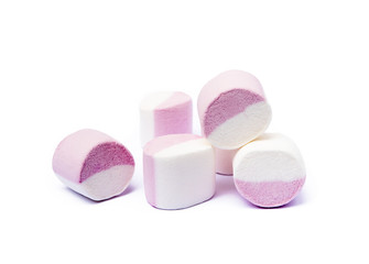 marshmallow sweet isolated on white background