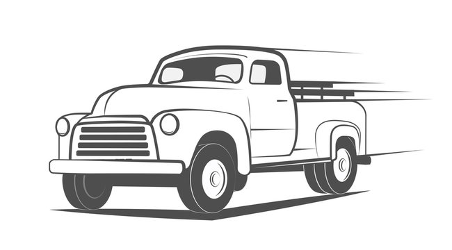 Vintage truck pickup