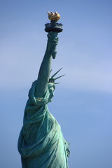 Fototapeta premium Statue of Liberty side view