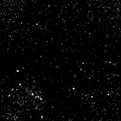 Black seamless texture with abstract white chaotic spots. Repeating background with scratches and dots. Can be used as wallpaper, desktop, wrapping, fabric or background for your blog, covers, other.