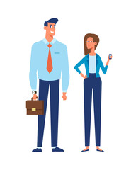 Business people vector illustration.
