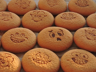Ruddy Smiley Cookies