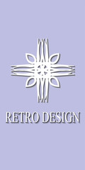 Fototapeta na wymiar Vintage geometric ornamental logo. Template for design. Vector illustration