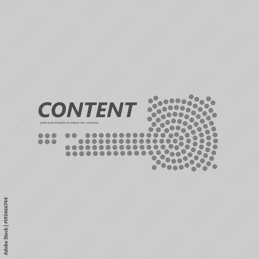 Poster halftone abstract black dot. abstract circle background
