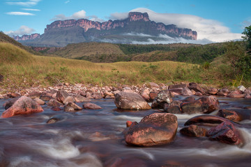 View from Uruyen to Auyantepui, Canaima - Venezuela
