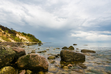 Fototapeta na wymiar Die Ostseeküste auf der Insel Rügen