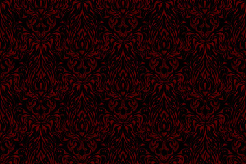 red abstract pattern.