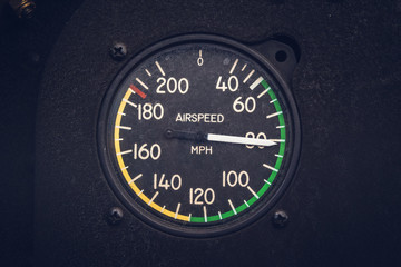 Vintage Airspeed Gauge