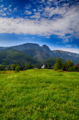 Fototapeta na wymiar Tatra mountains view