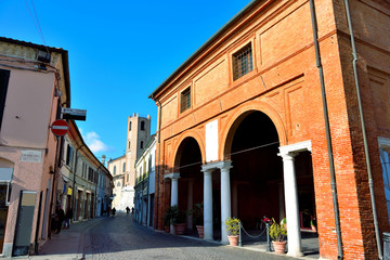 Small Italian town Comacchio also known as 