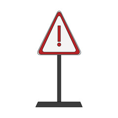 Attention sign symbol icon vector illustration graphic design