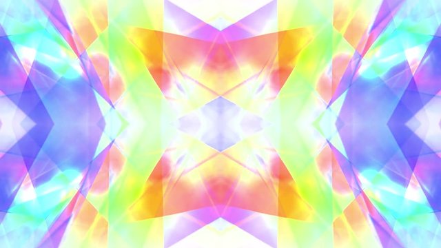 ornamental kaleidoscope soft crystal abstract animation seamless loop background New quality retro vintage holiday shape colorful universal motion dynamic animated joyful music cool video footage