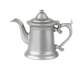 Antique metal coffee pot