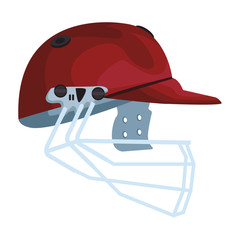 Helmet baseball equipment vector illustration graphic design