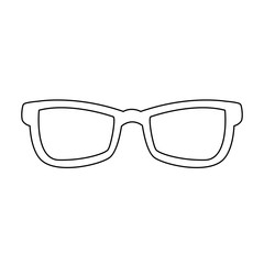 Executive glasses isolated vector illustration graphic design