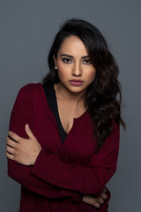 Naklejka premium Happy Young Woman