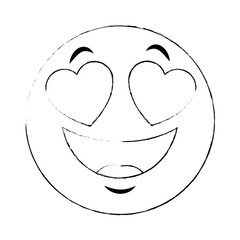 Emoji crush cartoon vector illustration graphic design