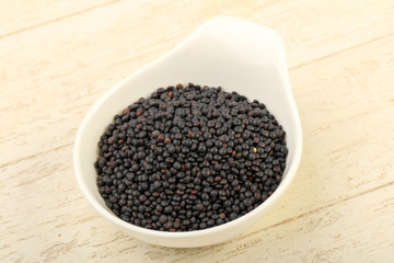 Black lentils