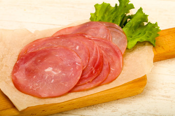 Sliced sausage