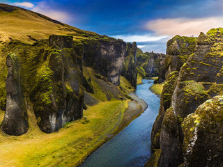 The Majestic Canyon Fjaðrárgljúfur, Iceland