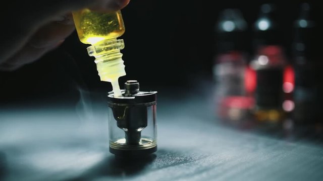 replenishment of liquid for electronic cigarette