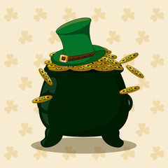 St patricks day cartoons vector illustration grapic design