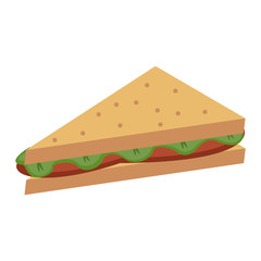 Sandwich healthy food icon vector illustration graphic design