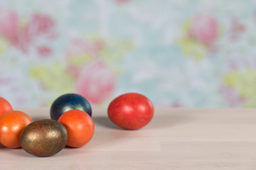 Easter eggs background