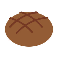 bread pastry icon image vector illustration design 