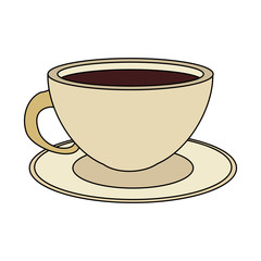 coffee beverage icon image vector illustration design 